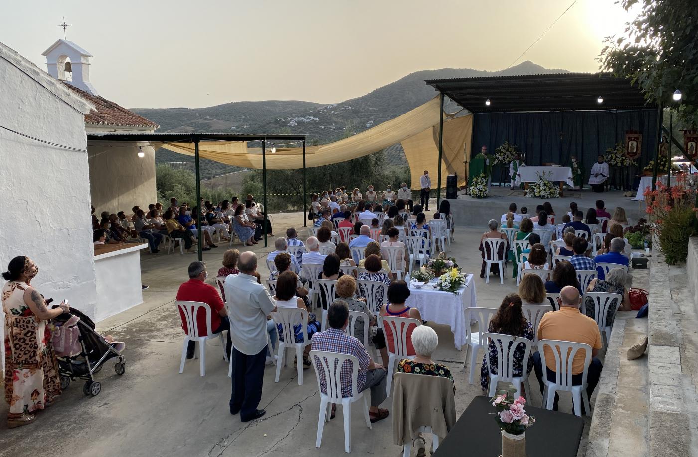 Visita Pastoral de D. Jesús Catalá a las pedanías de Los Marines y El Regalón, en Periana