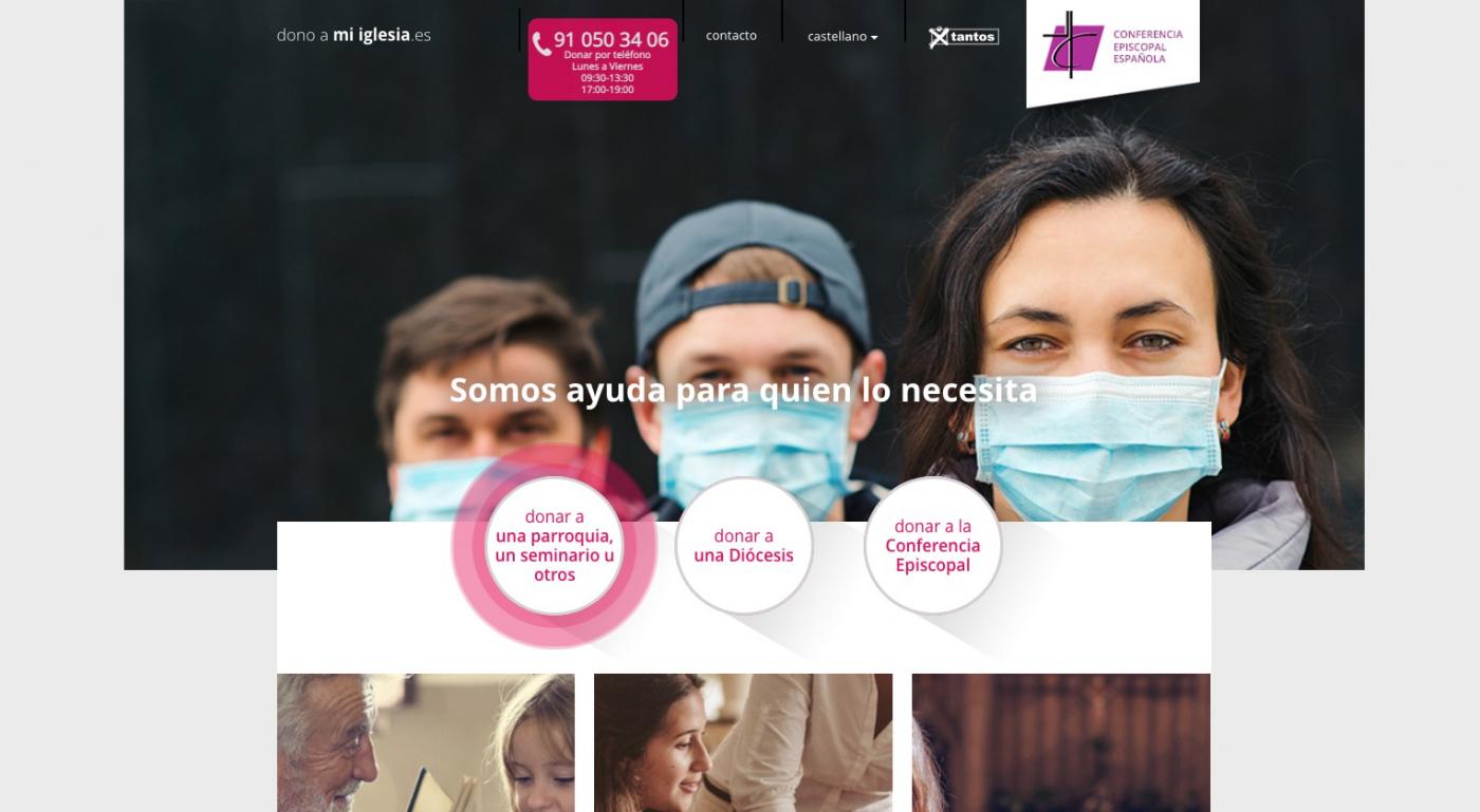 Imagen del portal donoamiiglesia.es