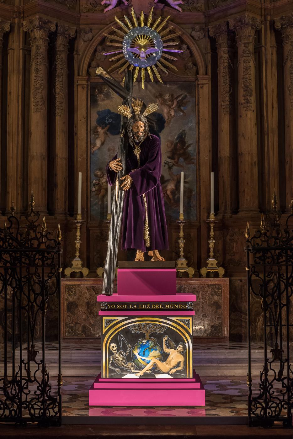 Exposición y veneración de imágenes El Verbo Encarnado. Nuestro Padre Jesús Nazareno Redentor del Mundo. Capilla de la Inmaculada.