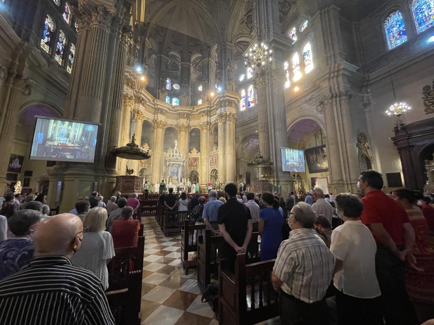 Celebración de la apertura de la fase sinodal diocesana en la Catedral de Málaga // E. LLAMAS