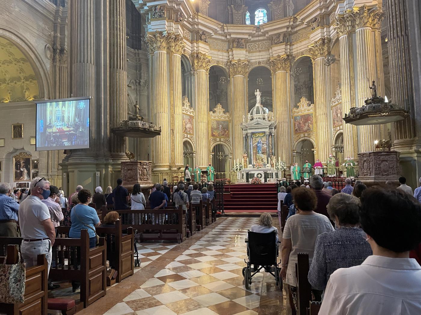 Celebración de la apertura de la fase sinodal diocesana en la Catedral de Málaga // E. LLAMAS
