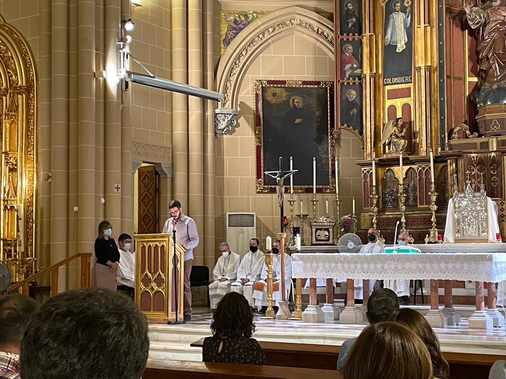 Acto de apertura de curso académico 2021-2022, en la iglesia del Sagrado Corazón // E. LLAMAS