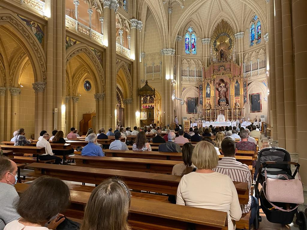 Acto de apertura de curso académico 2021-2022, en la iglesia del Sagrado Corazón // E. LLAMAS