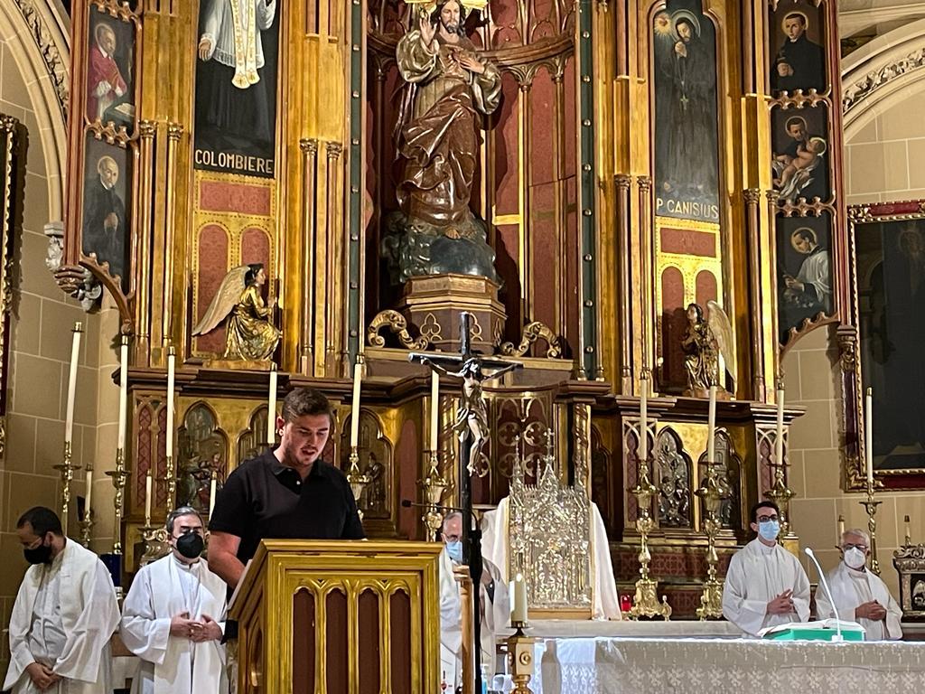 Acto de apertura de curso académico 2021-2022, en la iglesia del Sagrado Corazón // E. LLAMAS
