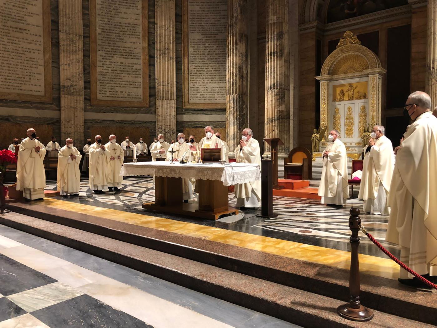 Misa en la Basílica de San Pablo Extramuros (Jueves 20 de enero)