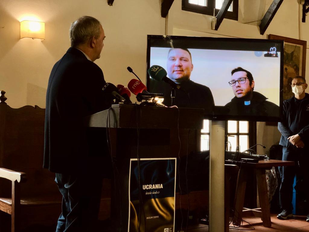 Presentación del acuerdo entre Fundación el Pimpi y Ayuda a la Iglesia Necesitada. FOTO: PAULA GARCÍA