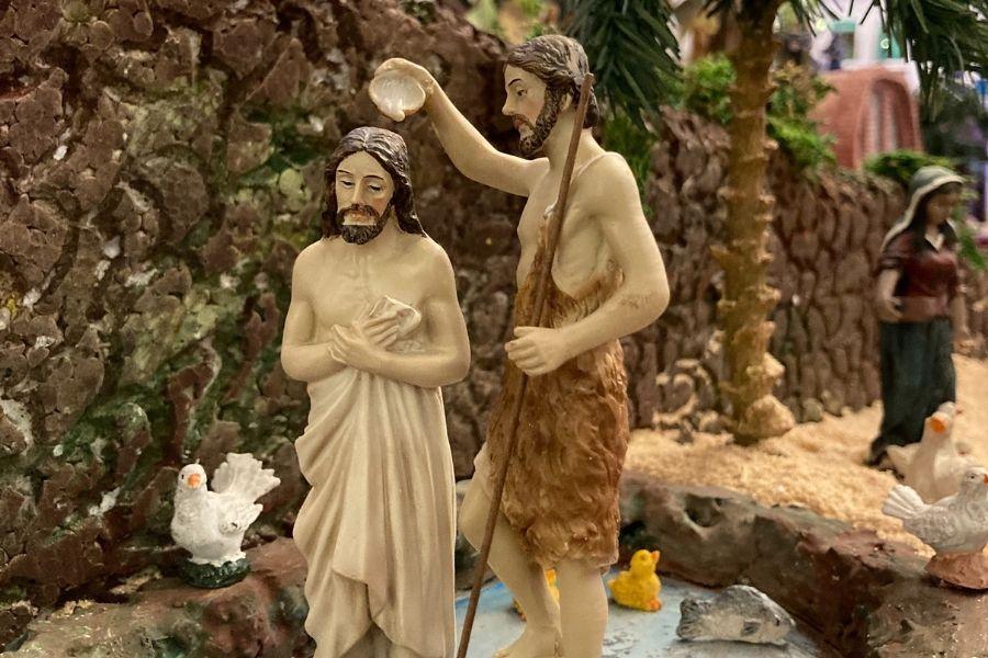 Escena de la Pasión de Cristo en la parroquia de Frigiliana