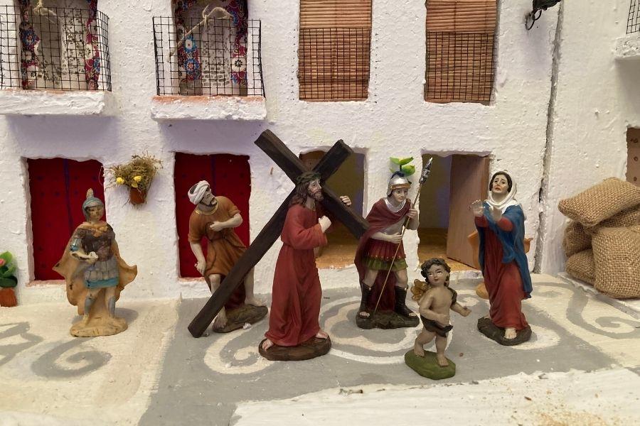 Escena de la Pasión de Cristo en la parroquia de Frigiliana