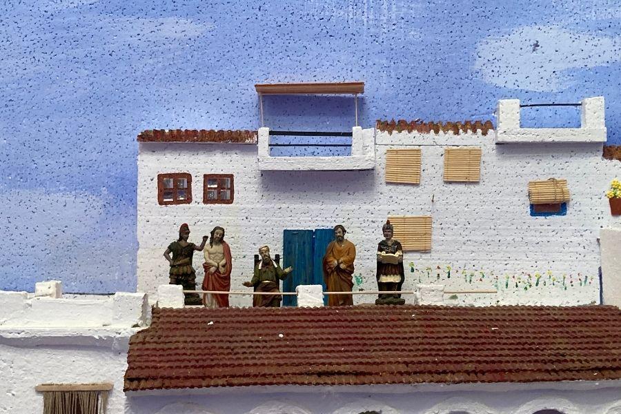 Escena de la Pasión de Cristo en la parroquia de Frigiliana