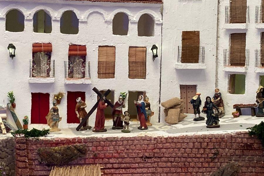 Escena de la Pasión de Cristo en la parroquia de Frigiliana