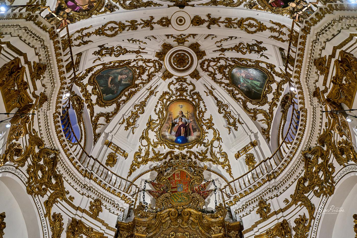 Bóveda presbiterio de la Iglesia de los Santos Mártires Ciriaco y Paula