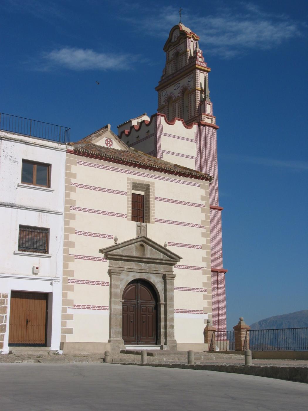 Fachada del Santuario de Nuestra Señora de Flores (Álora)