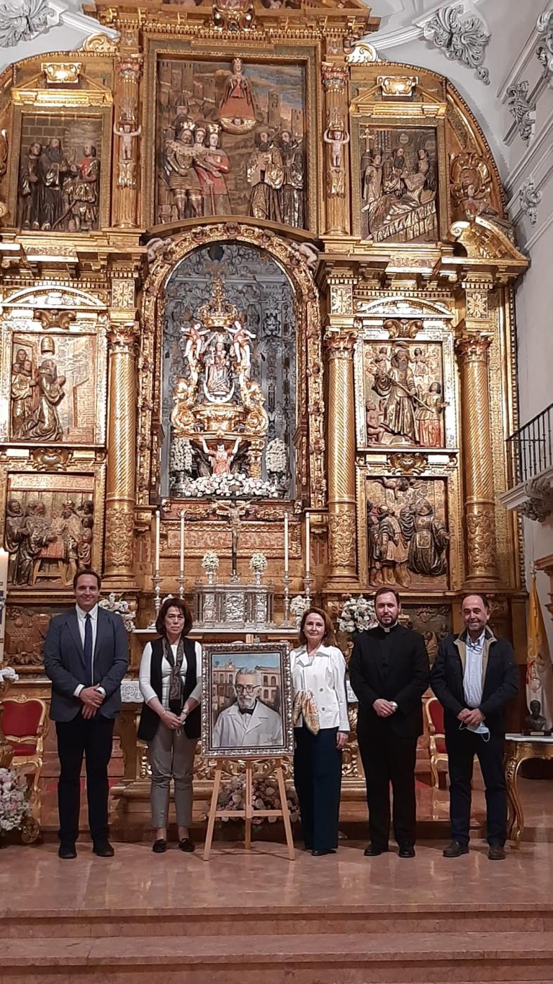 Descubrimiento del nuevo retrato del Doctor Gálvez realizado por Raúl Berzosa