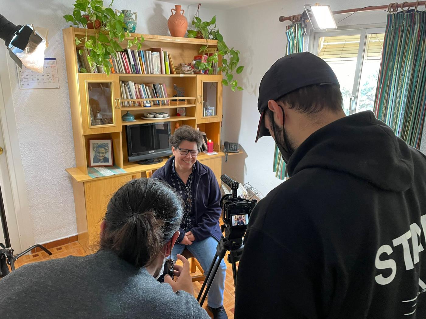 Instantánea de la grabación del vídeo documental // E. LLAMAS