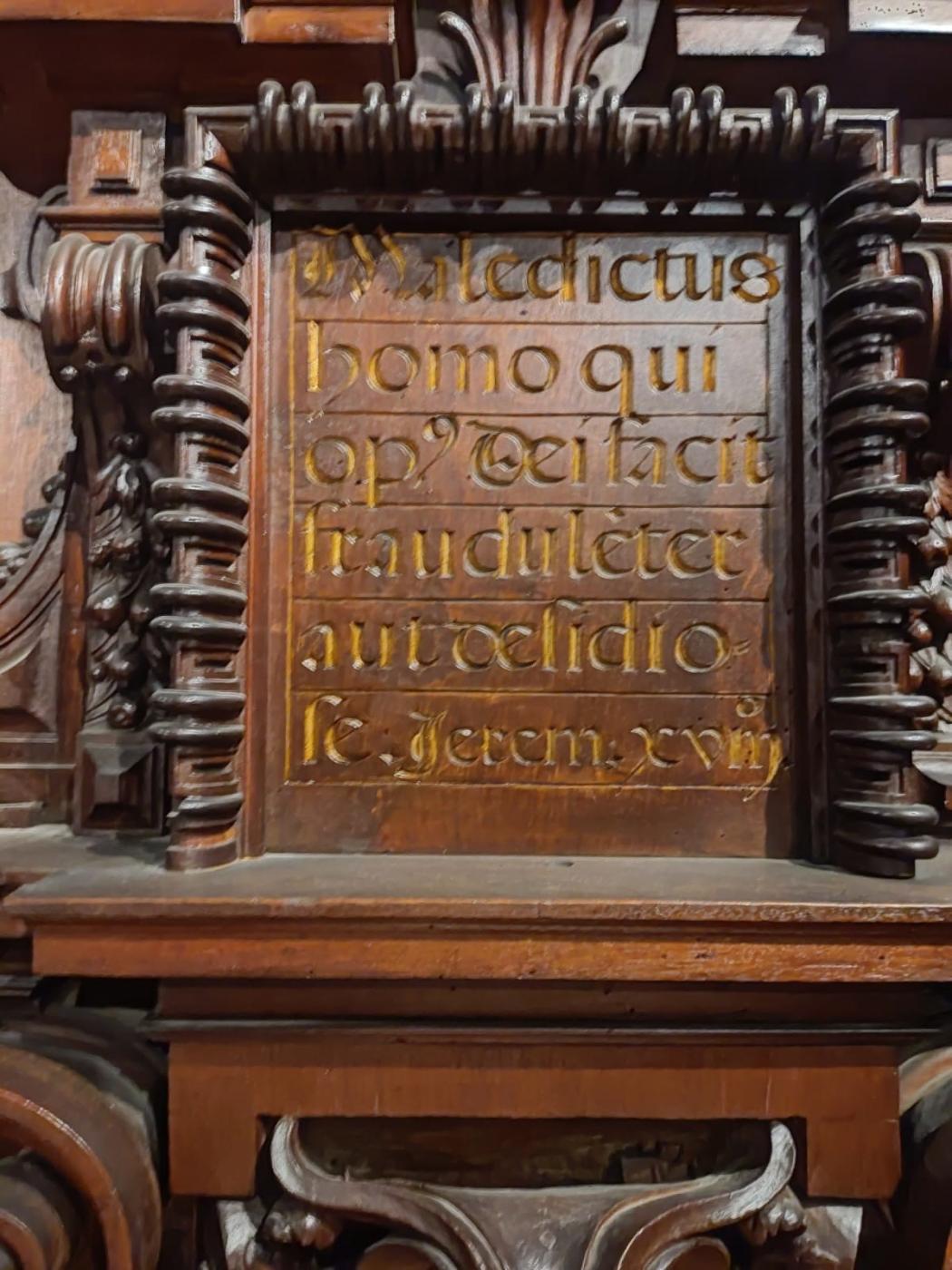 Coro de la Catedral de Málaga
