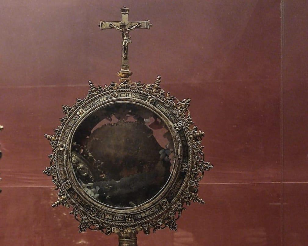 Relicario del cráneo de san Mauricio