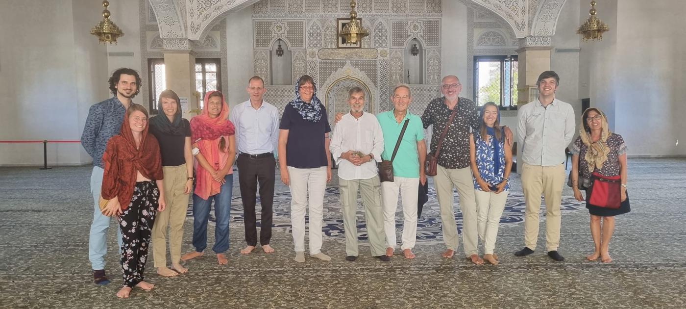 En la mezquita de Fuengirola