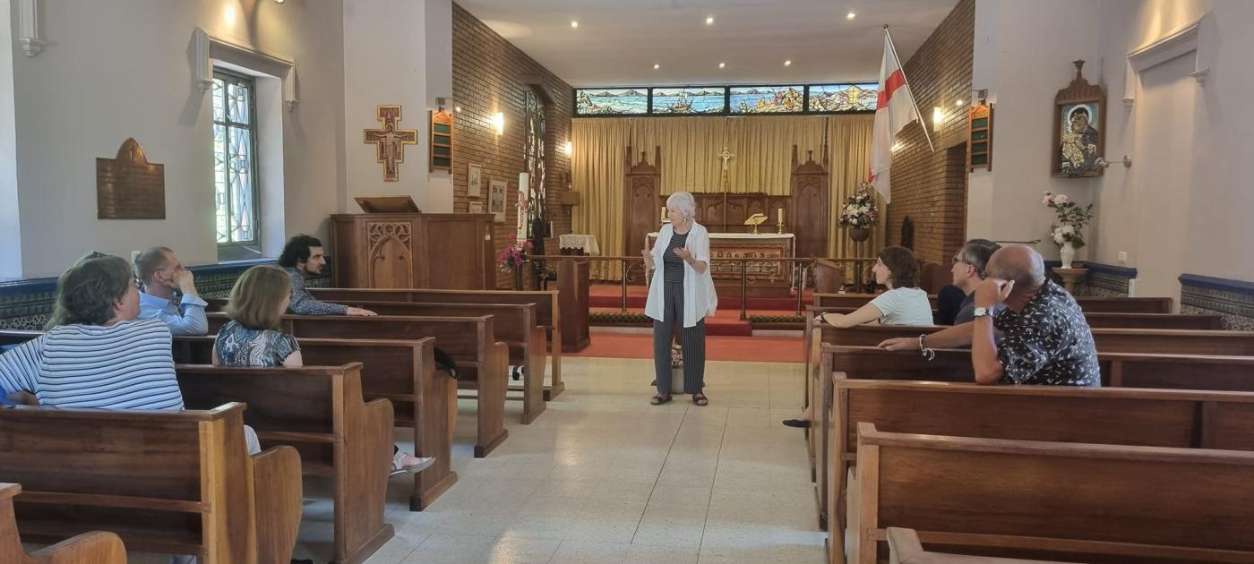 En la iglesia anglicana de San Jorge