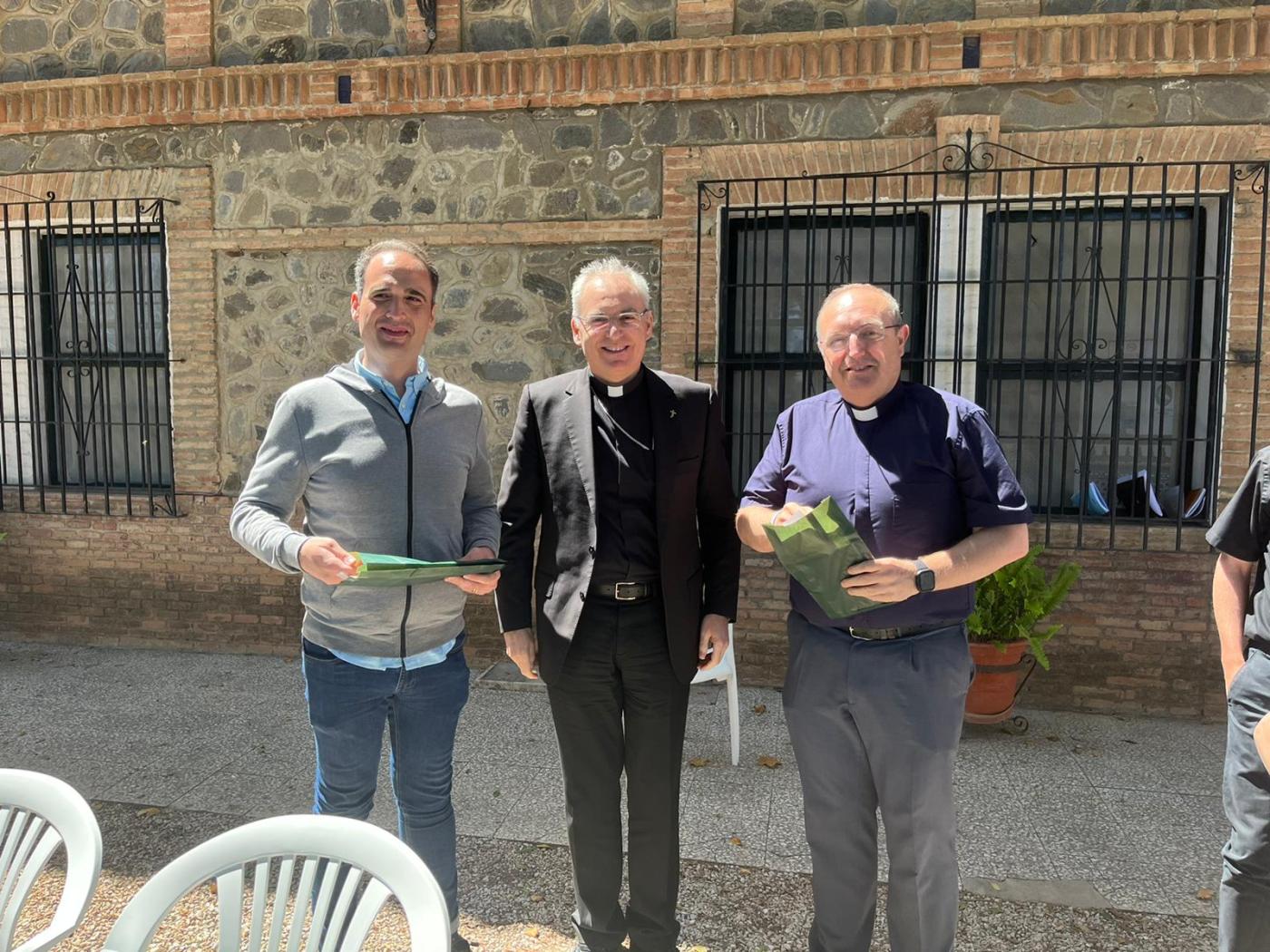 Trayamar acoge el retiro del clero joven y la convivencia de fin de curso del Seminario de Jaén