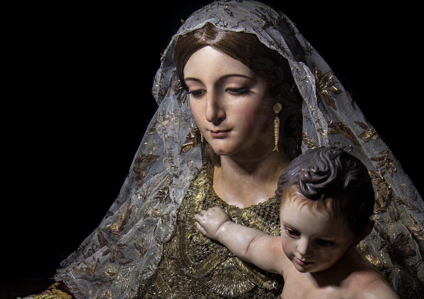 Detalle del cartel de la Juventud del Carmen // FOTO: D. GAHETE