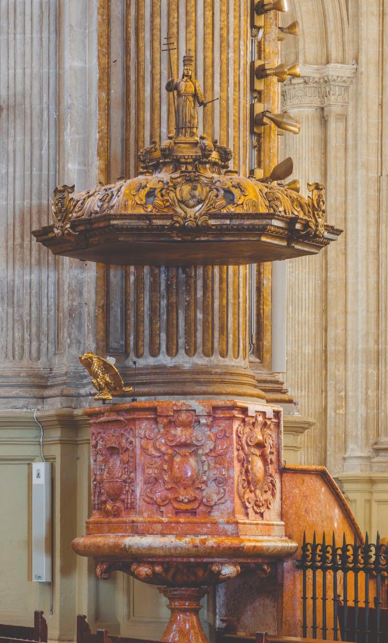Púlpito de la Epístola de la Catedral de Málaga