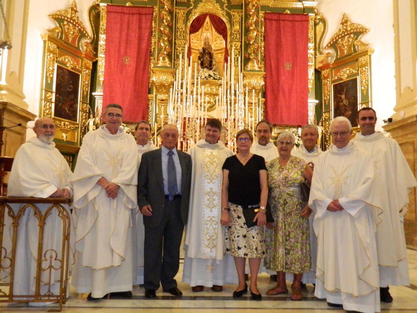 Celebración de las bodas de plata sacerdotales del P. Luis Javier Reyes Marzo en la parroquia de la Encarnación