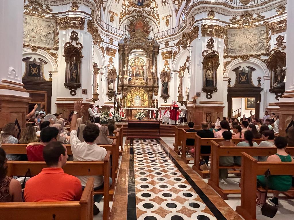 Envío de los jóvenes participantes malagueños a la Peregrinación Europea de Jóvenes en Santiago en agosto de 2022