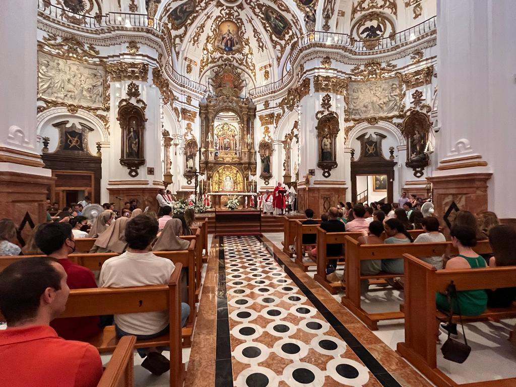 Envío de los jóvenes participantes malagueños a la Peregrinación Europea de Jóvenes en Santiago en agosto de 2022