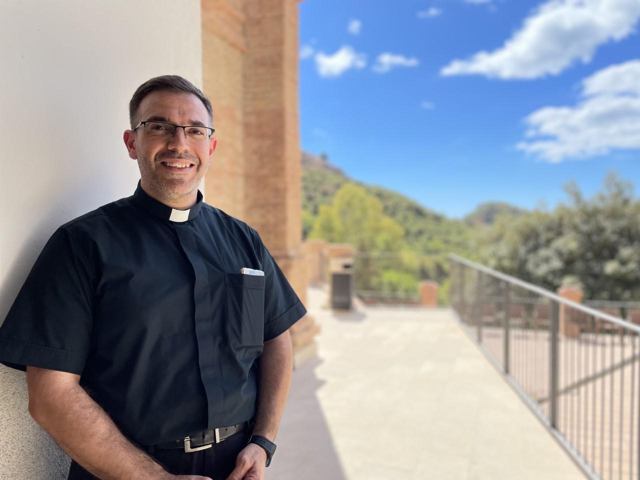 Miguel Ángel Reina, vicario parroquial de San Gabriel, en Málaga /E. LLAMAS