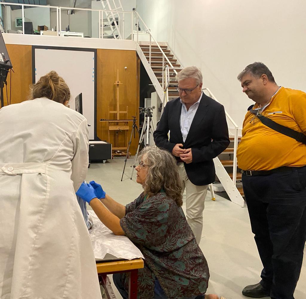 La Virgen de los Remedios de Cártama ya se encuentra en Sevilla para ser restaurada