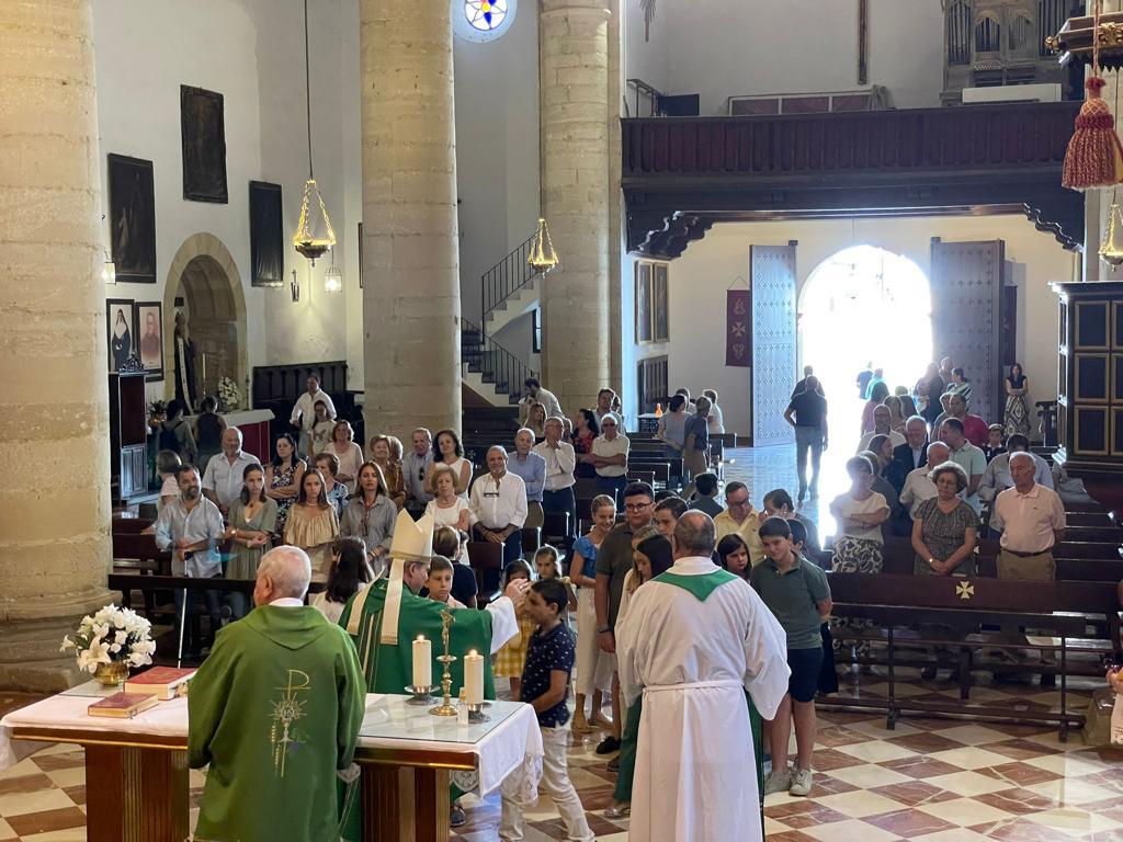 Visita Pastoral del Sr. Obispo, D. Jesús Catalá, a la parroquia de San Juan Bautista, en Antequera