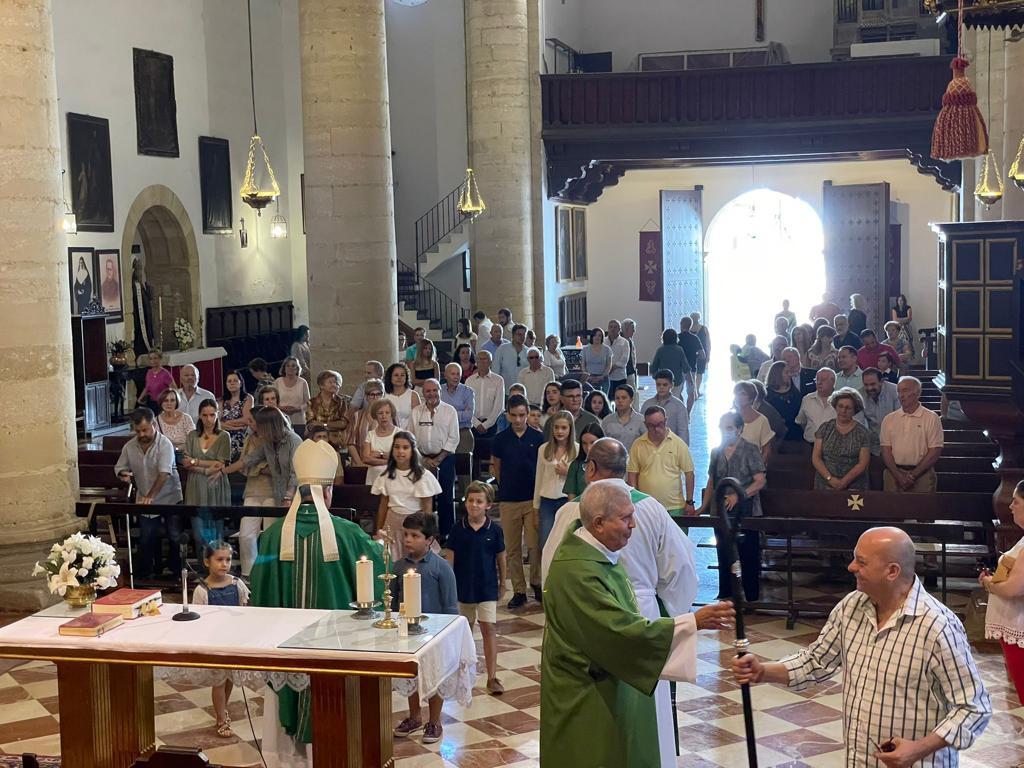 Visita Pastoral del Sr. Obispo, D. Jesús Catalá, a la parroquia de San Juan Bautista, en Antequera