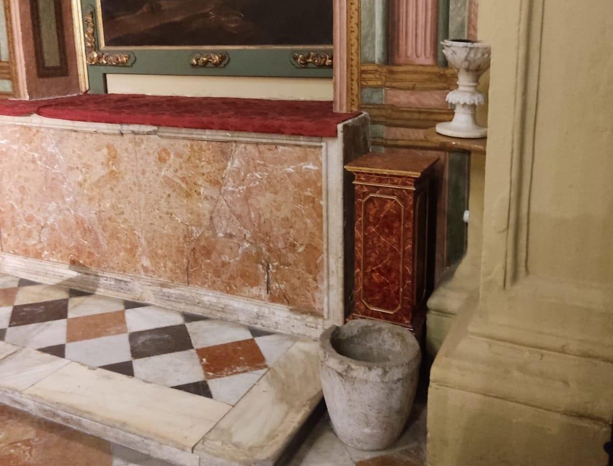 Mortero de la Catedral de Málaga