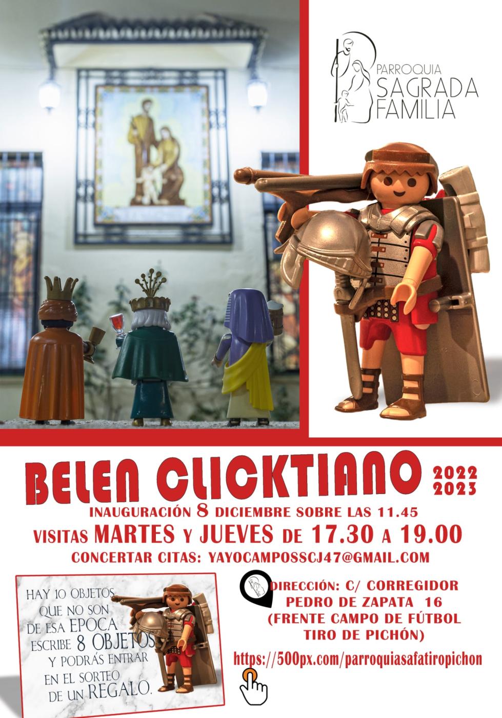 El Belén Clicktiano de la parroquia la Sagrada Familia propone este año un reto