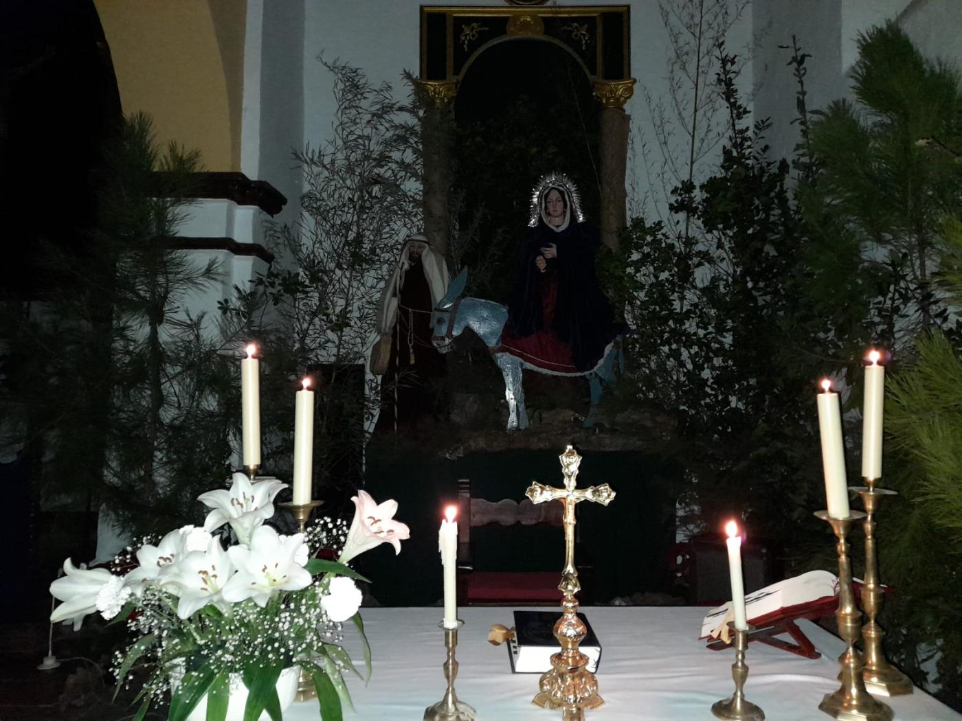 Los vecinos de Algatocín acompañan a la Sagrada Familia en su búsqueda de posada