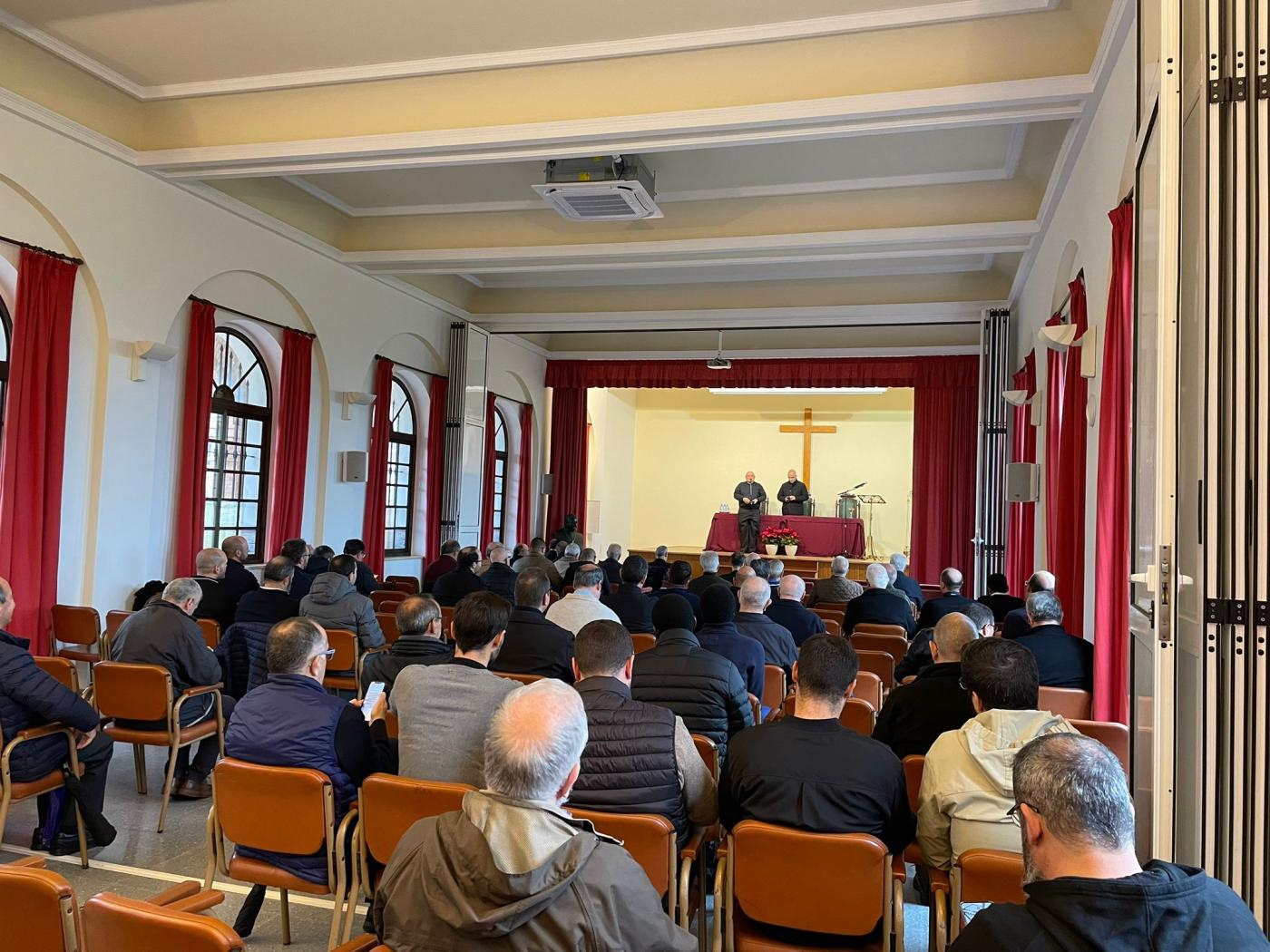 Retiro de Adviento del clero en el Seminario Diocesano // E. LLAMAS