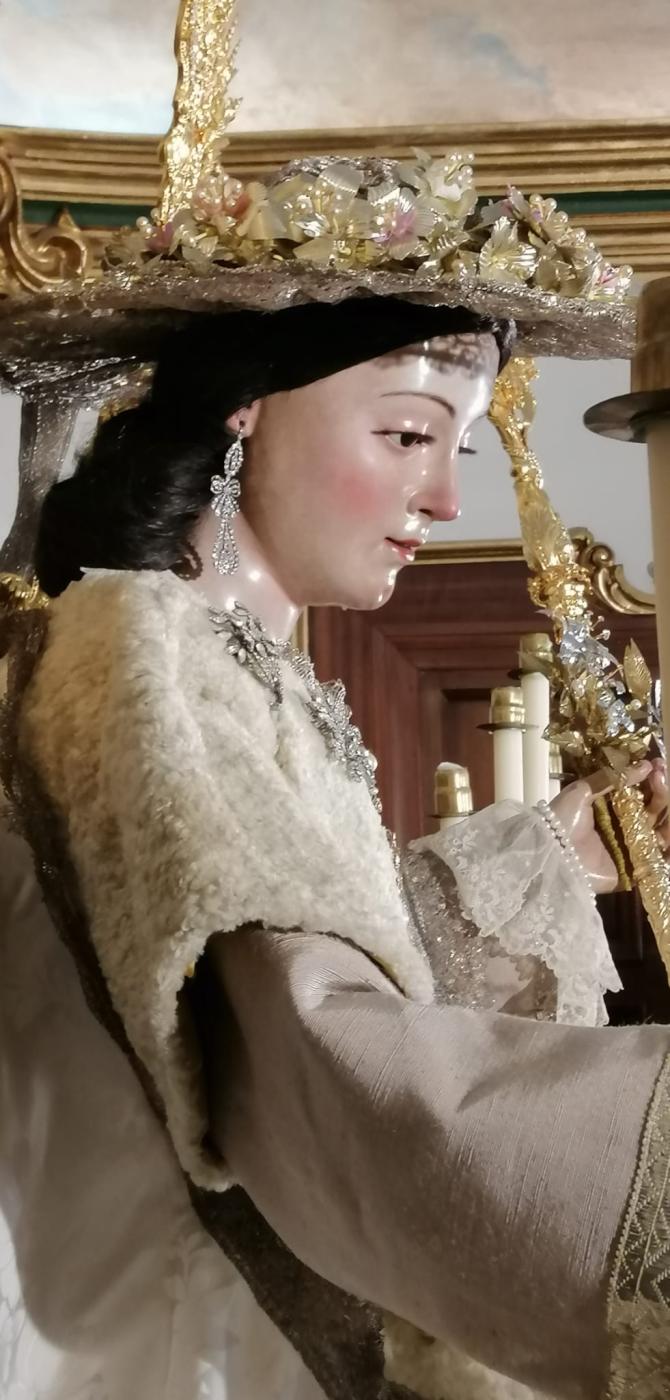 El Obispado y la Fundación Málaga firman el convenio para la restauración de la imagen de la Divina Pastora de las Almas