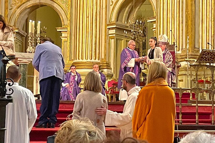 Rito de elección de los catecúmenos (Catedral-Málaga)