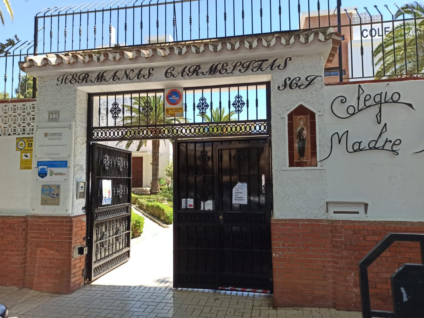 Fachada actual del colegio Madre Asunción