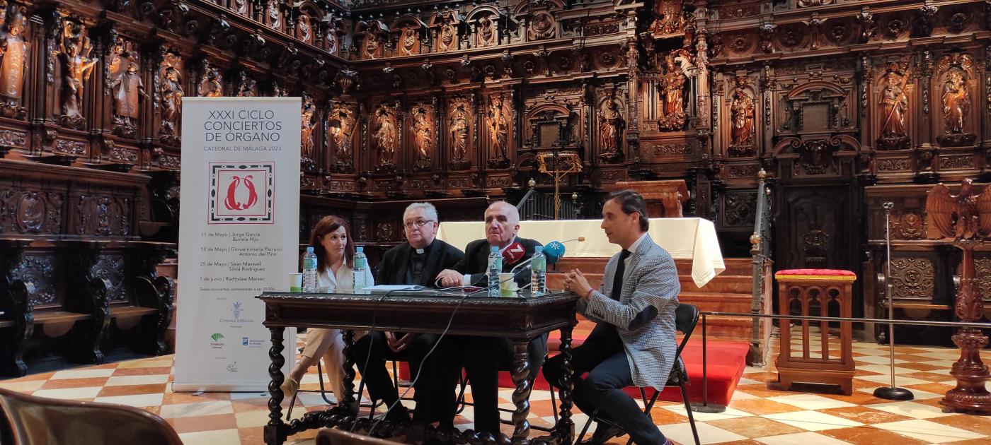 Presentación del XXXI Ciclo de Conciertos de Órgano “Catedral de Málaga”. FOTO: JUAN DURÁN