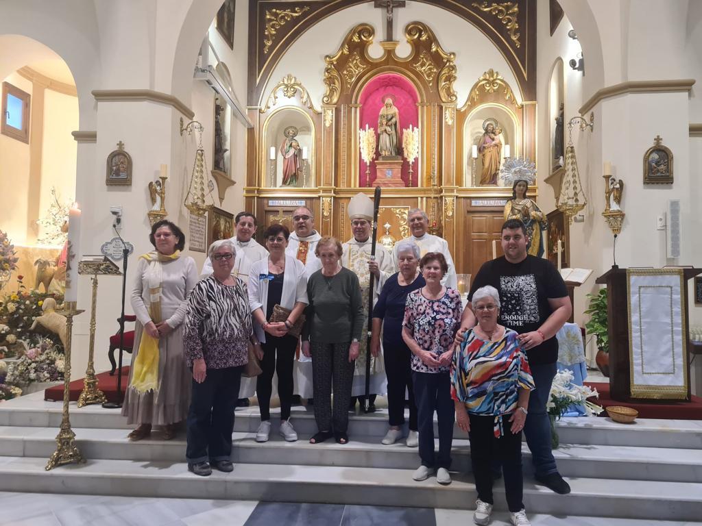 Algarrobo recibe al Sr. Obispo con repiques de campanas