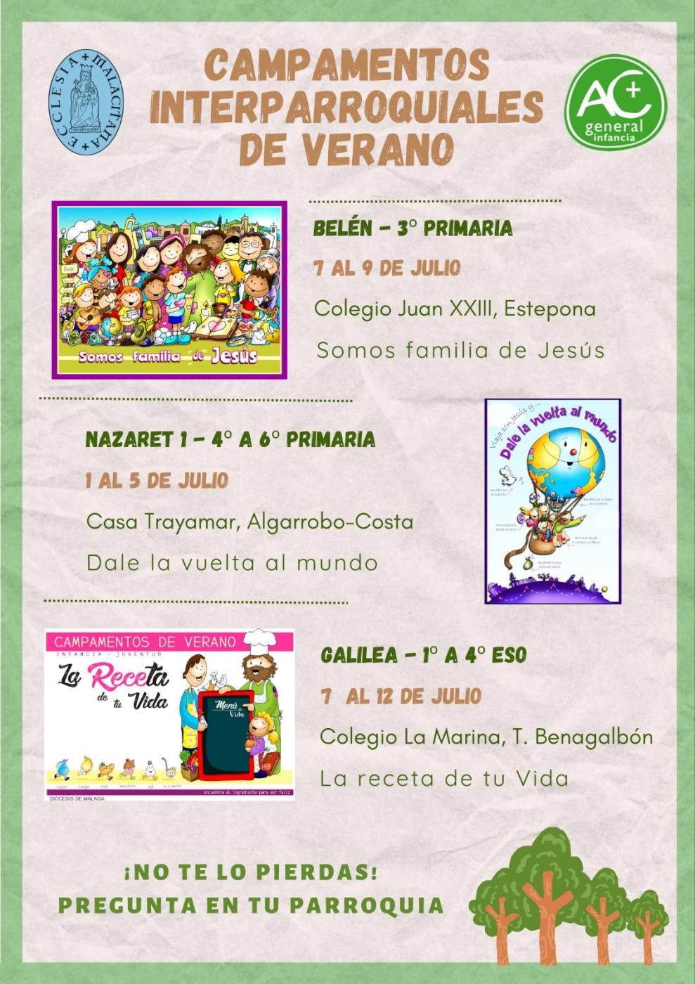 Responsables y catequistas celebran el envío a los campamentos interparroquiales