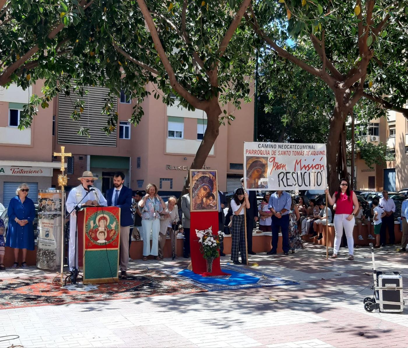 Primer anuncio en las plazas de Málaga