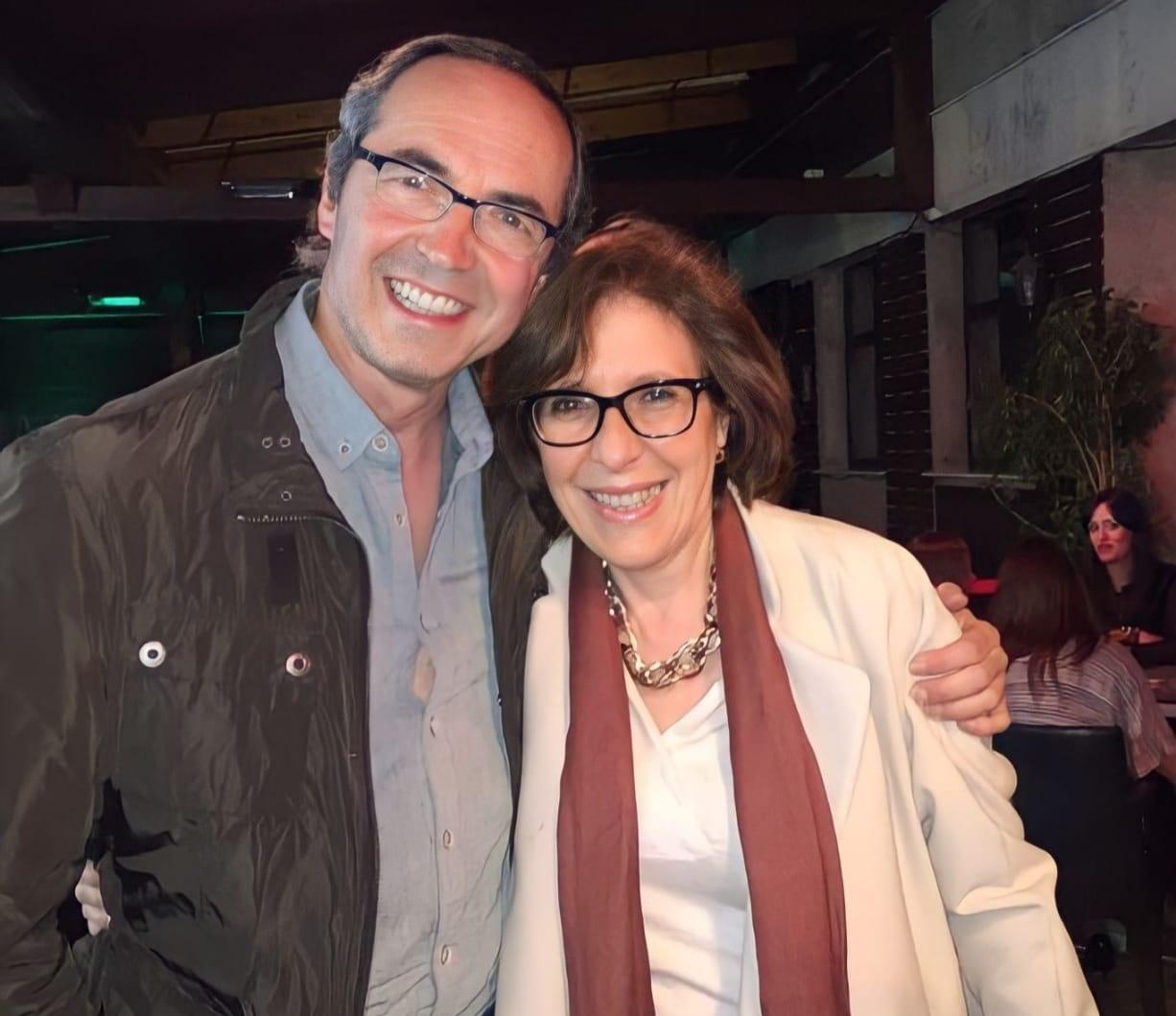 Andrés Ruz junto a su esposa