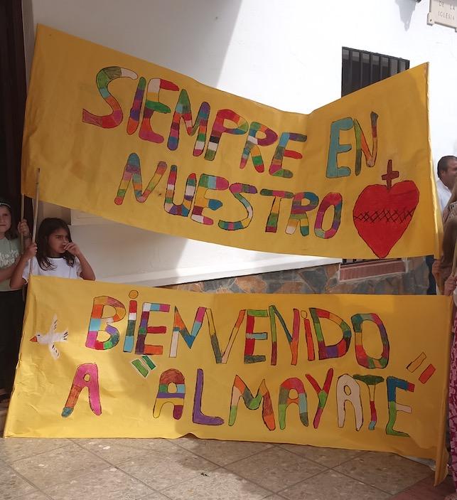 «¡Bienvenido a Almayate! Nuestra parroquia es su casa»