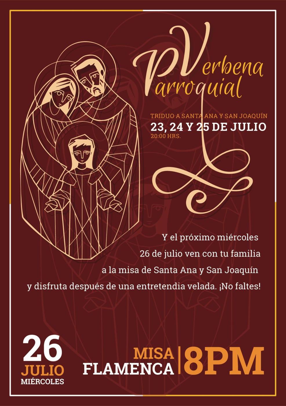 Santa Ana y San Joaquín celebra sus fiestas patronales