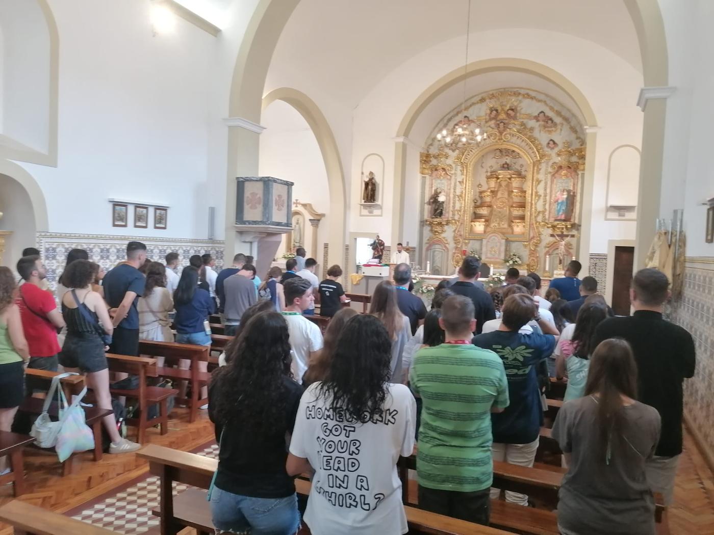 Oración de la mañana de la Unidad Pastoral San Francisco de Asis en Almagreira