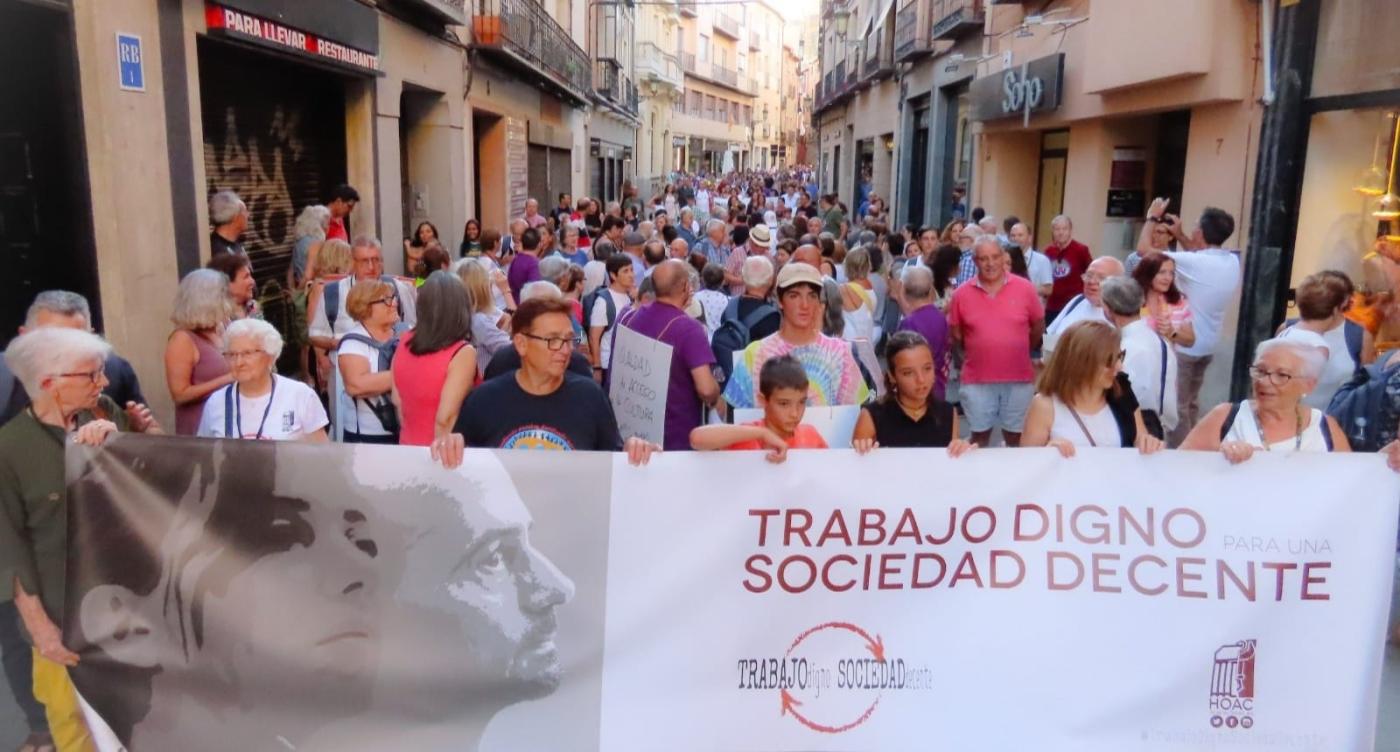 Durante la XIV Asamblea General de la HOAC en Segovia