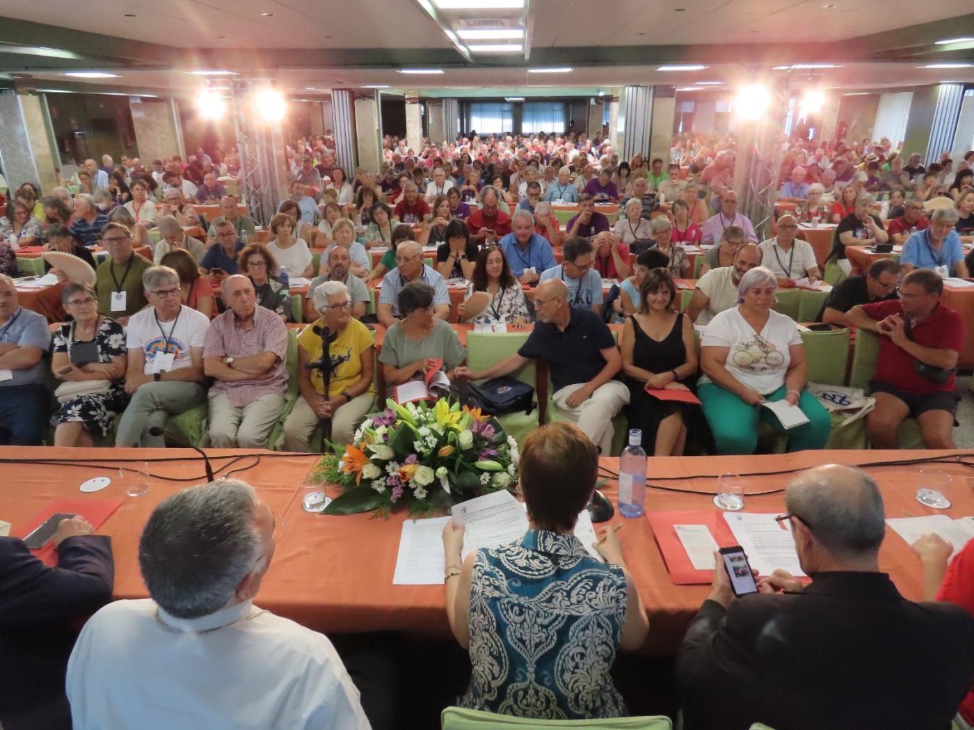 Durante la XIV Asamblea General de la HOAC en Segovia