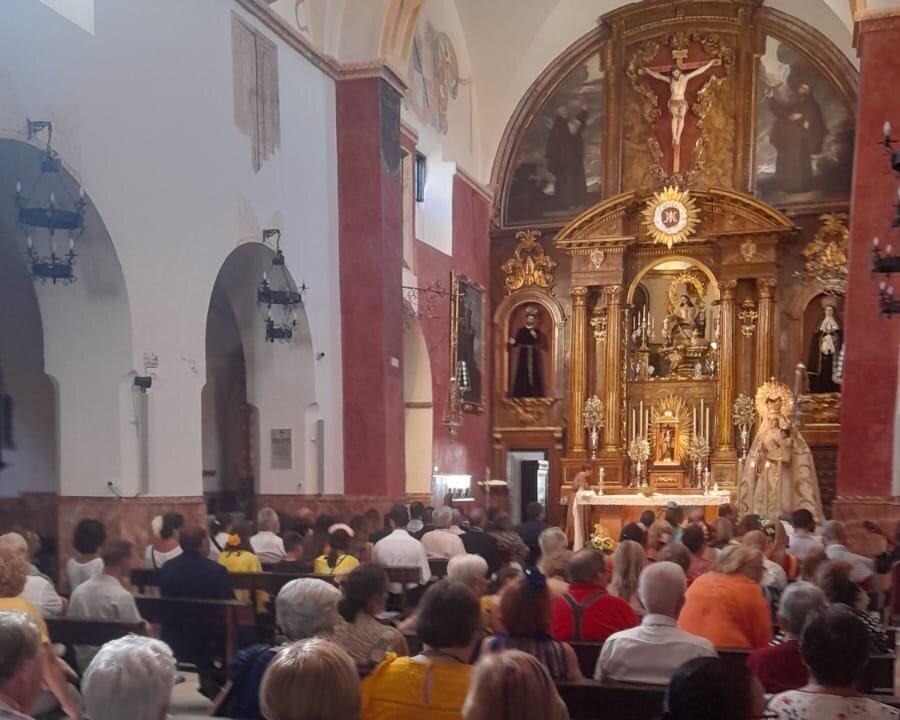 Imagen de la Romería de la Virgen de la Alegría en la parroquia de la Divina Pastora años anteriores